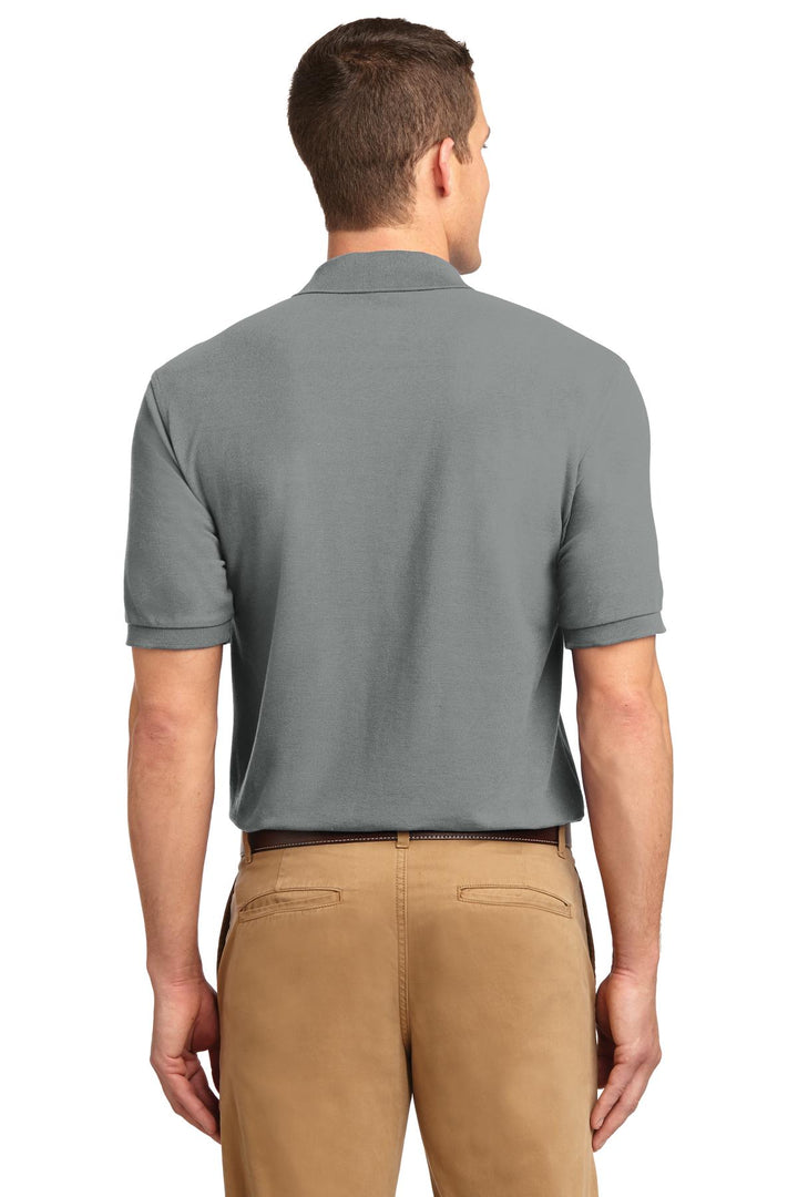 Cool Grey Port Authority Silk Touch Polo K500