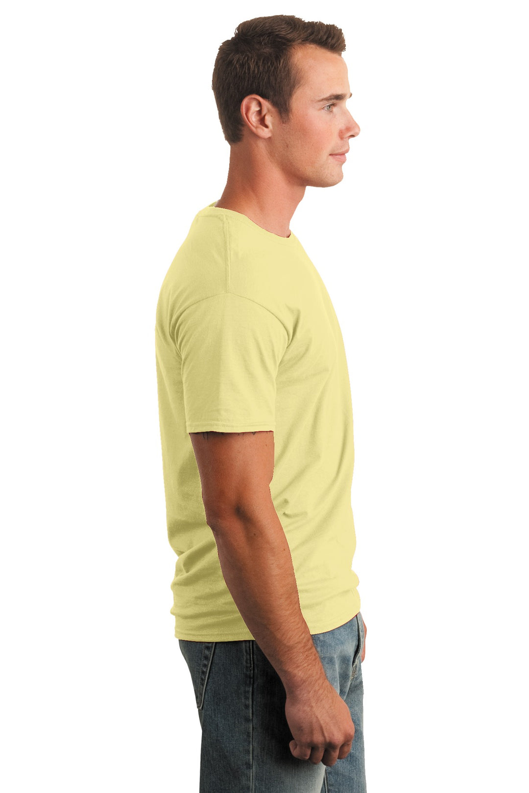 Corn Silk Gildan Softstyle T-Shirt. 64000
