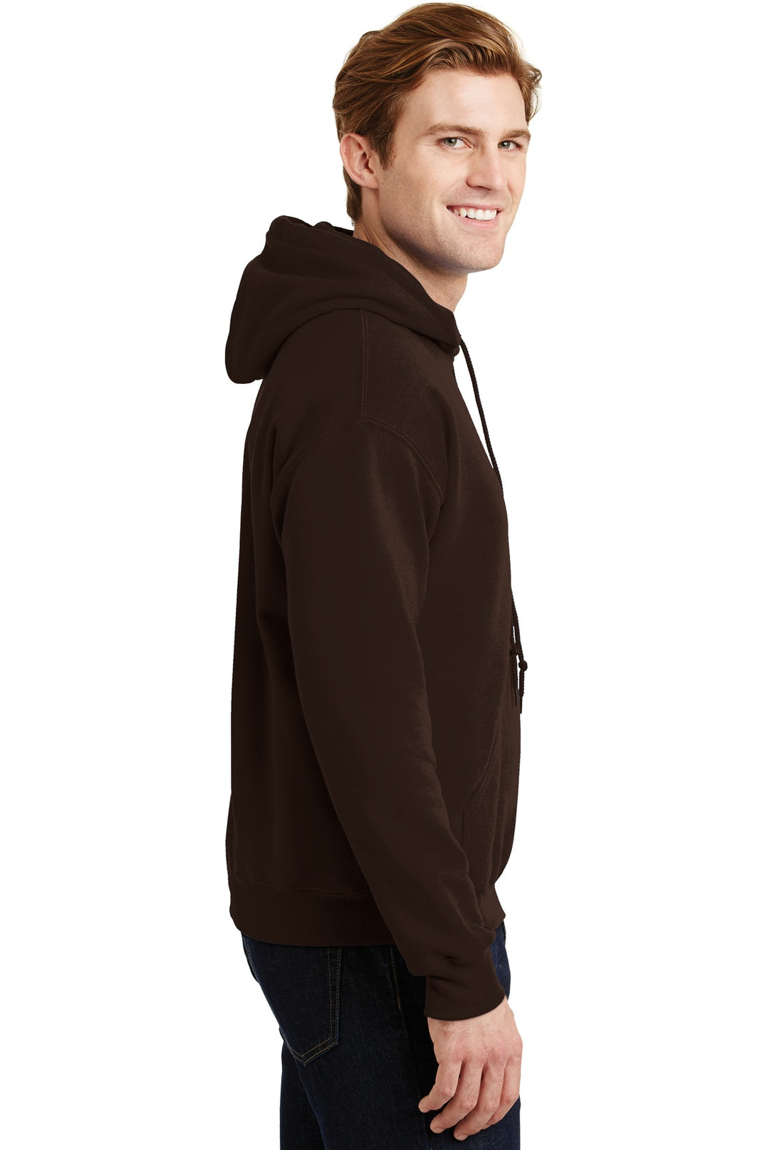 Dark Chocolate Gildan - Heavy Blend Hooded Sweatshirt. 18500