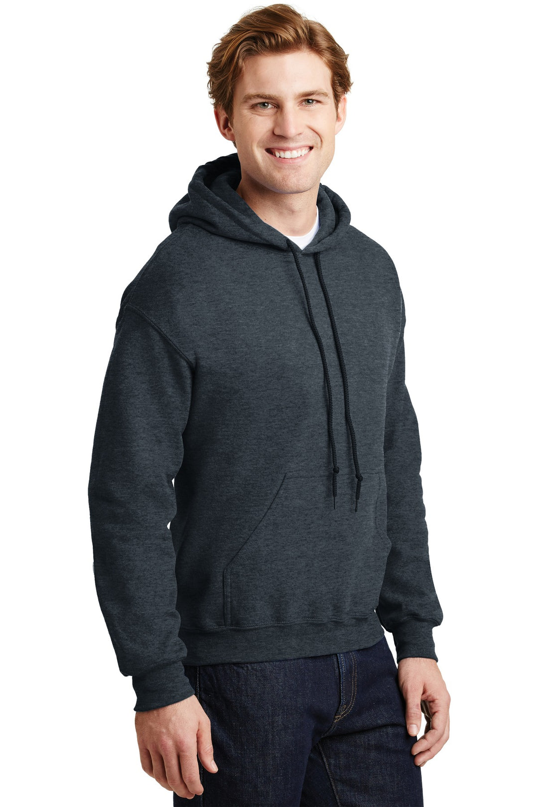 Dark Heather Gildan - Heavy Blend Hooded Sweatshirt. 18500