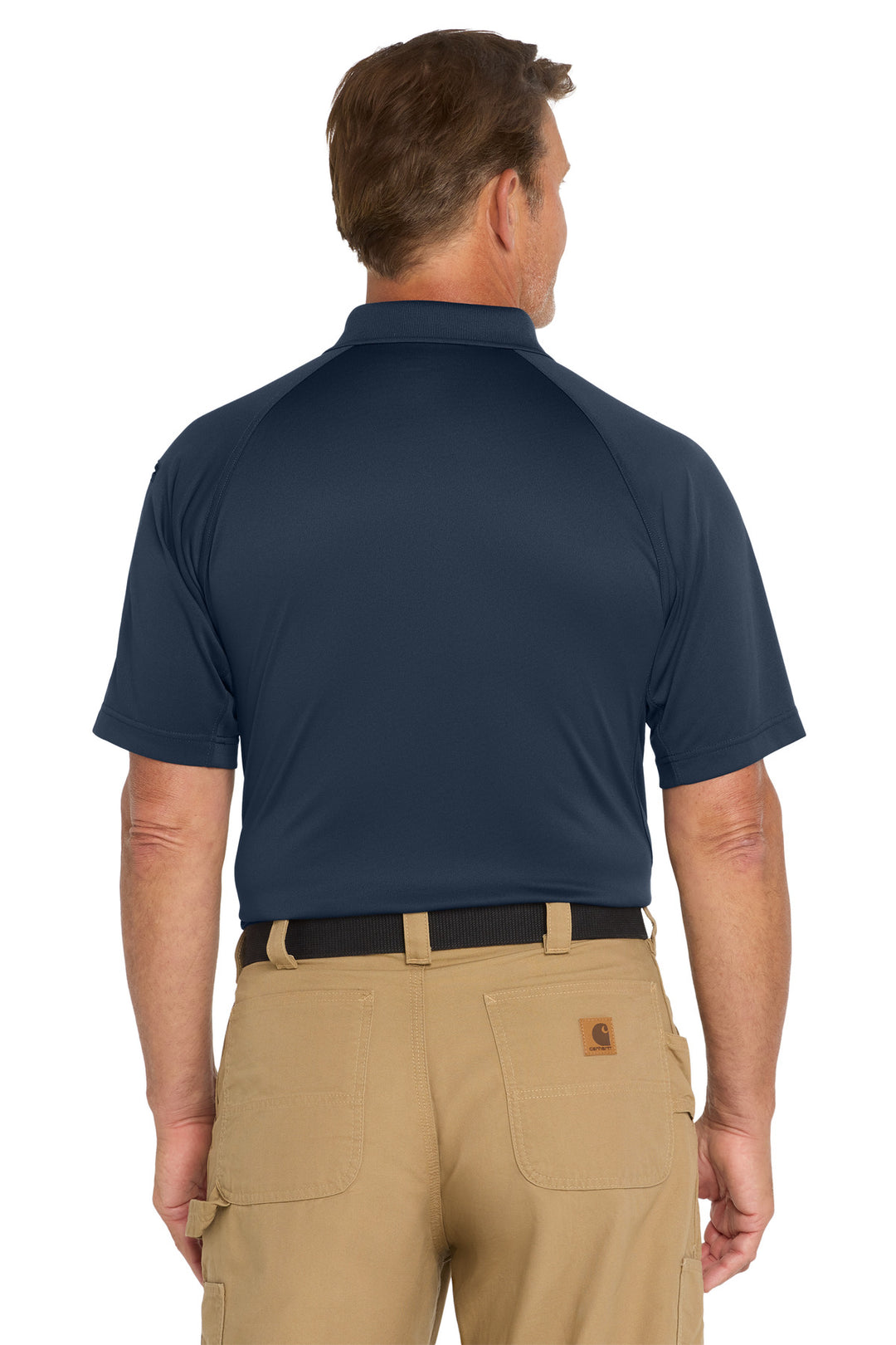 Dark Navy CornerStone Tall Select Snag-Proof Tactical Polo. TLCS410