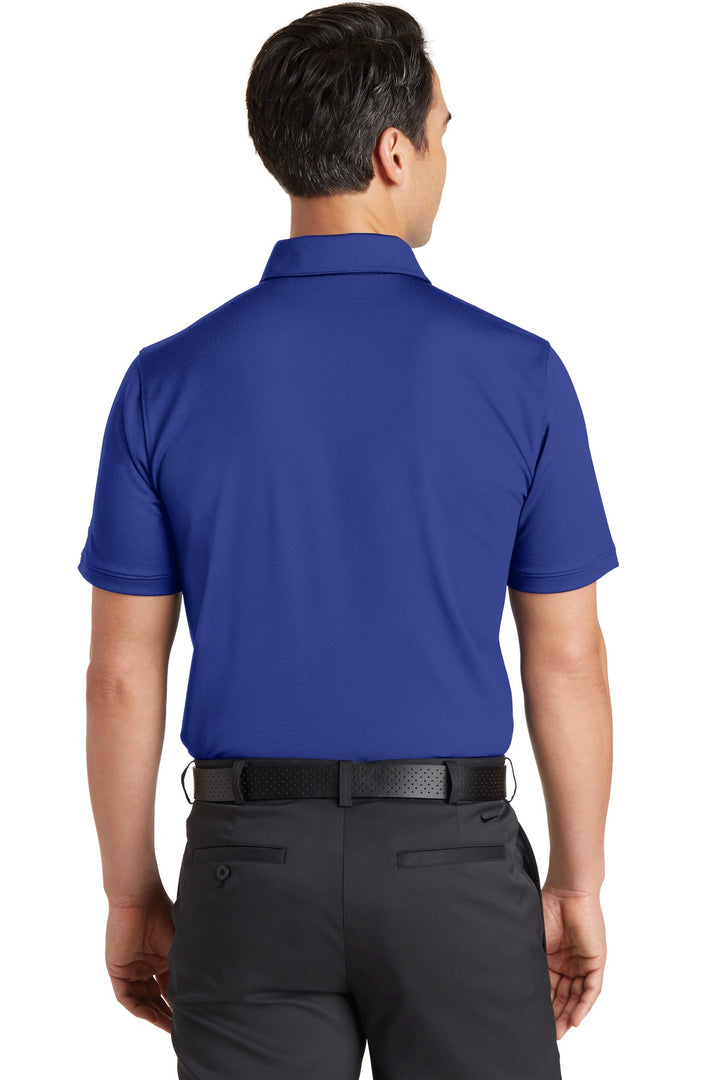 Deep Royal Blu Nike Dri-FIT Solid Icon Pique Modern Fit Polo. 746099