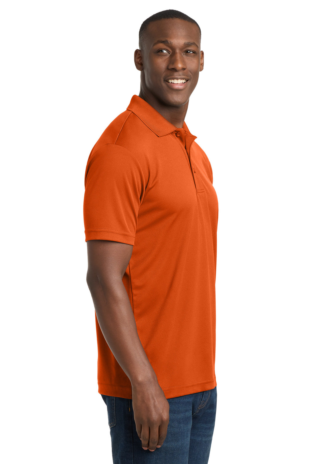 DeepOrange Sport-Tek PosiCharge RacerMesh Polo. ST640