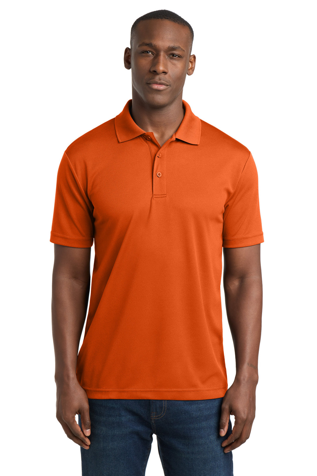 DeepOrange Sport-Tek PosiCharge RacerMesh Polo. ST640