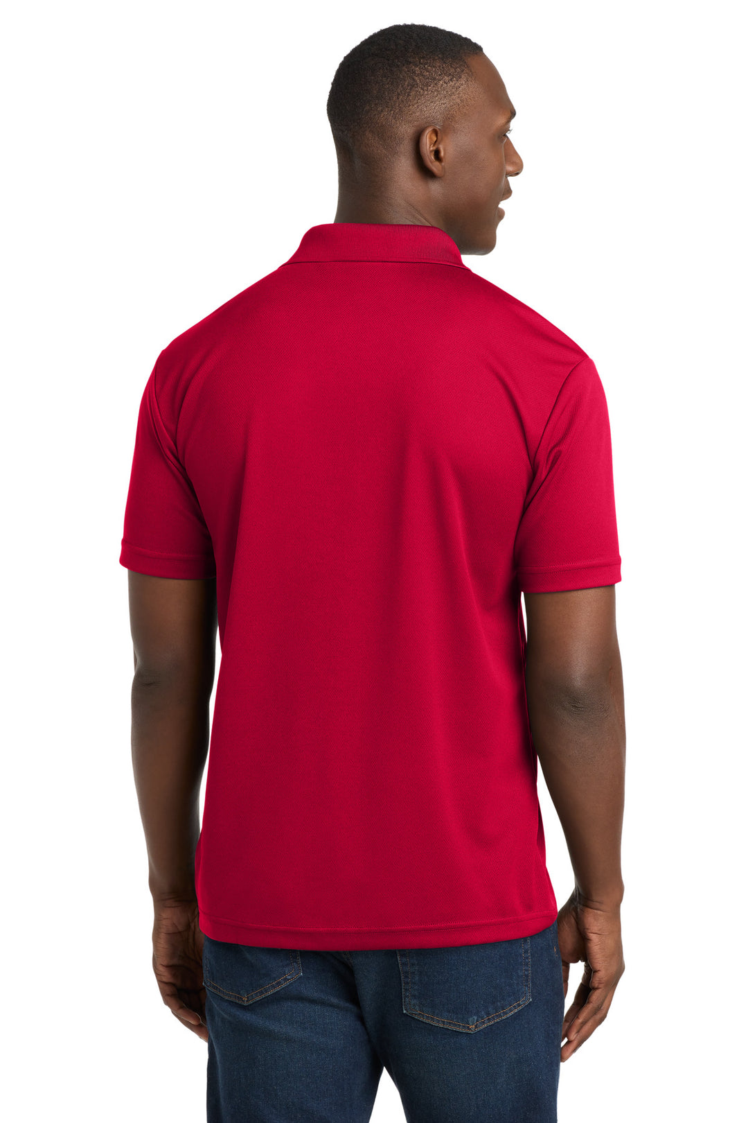 DeepRed Sport-Tek PosiCharge RacerMesh Polo. ST640