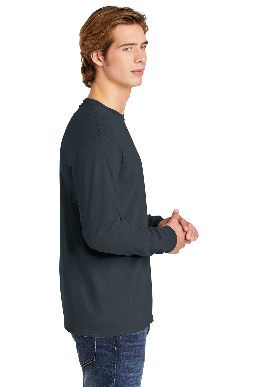 Denim COMFORT COLORS Heavyweight Ring Spun Long Sleeve Tee. 6014