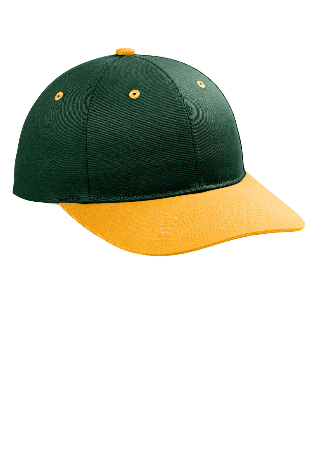 DkGrn/Gold Port Authority Snapback Cap C408