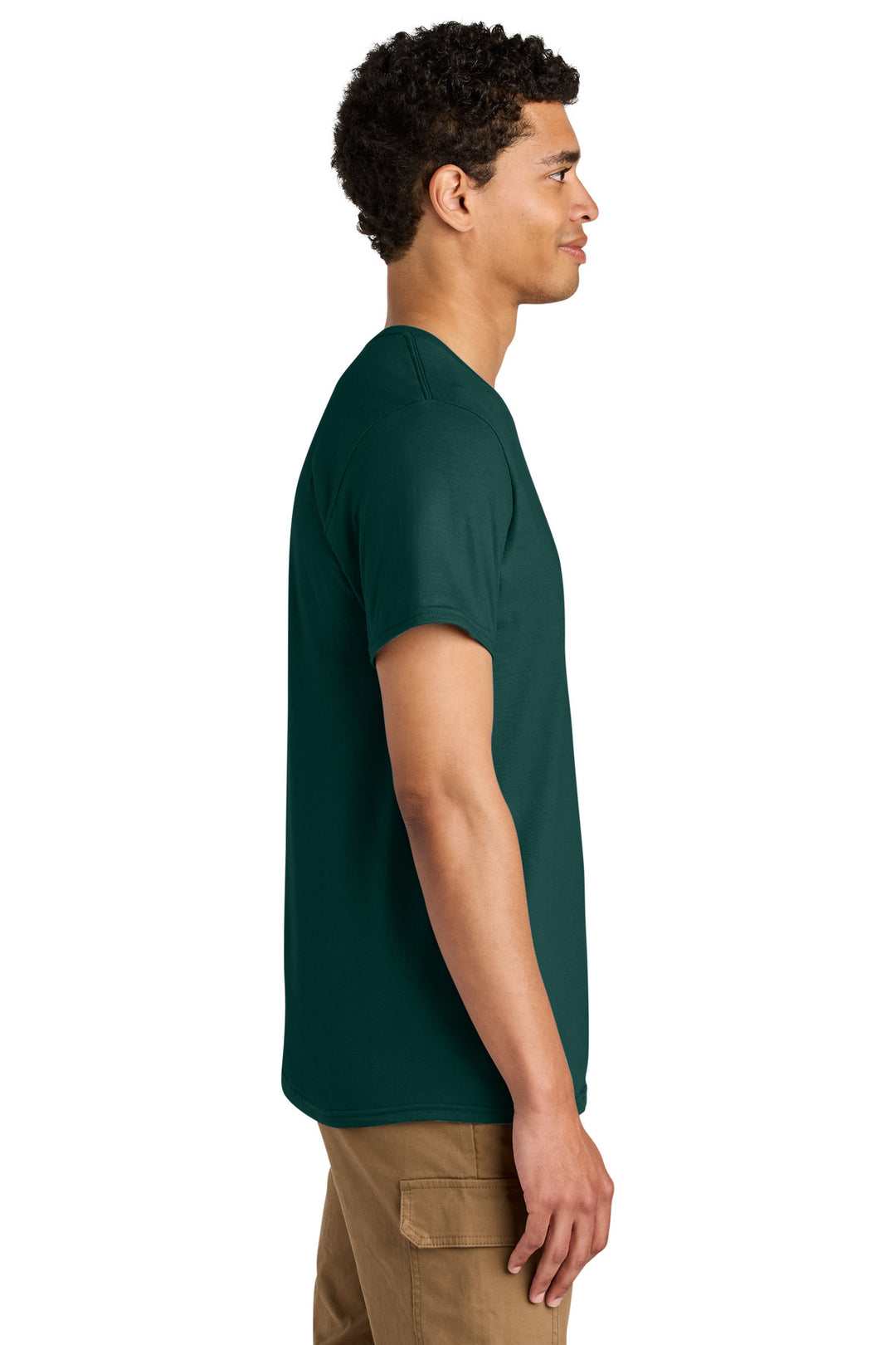 DpEmerald Jerzees Unisex Premium Combed Ring Spun Cotton Tee 570M