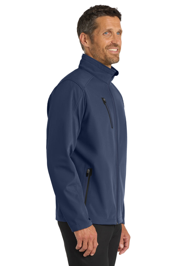 Dress Blue Nvy Port Authority Welded Soft Shell Jacket. J324