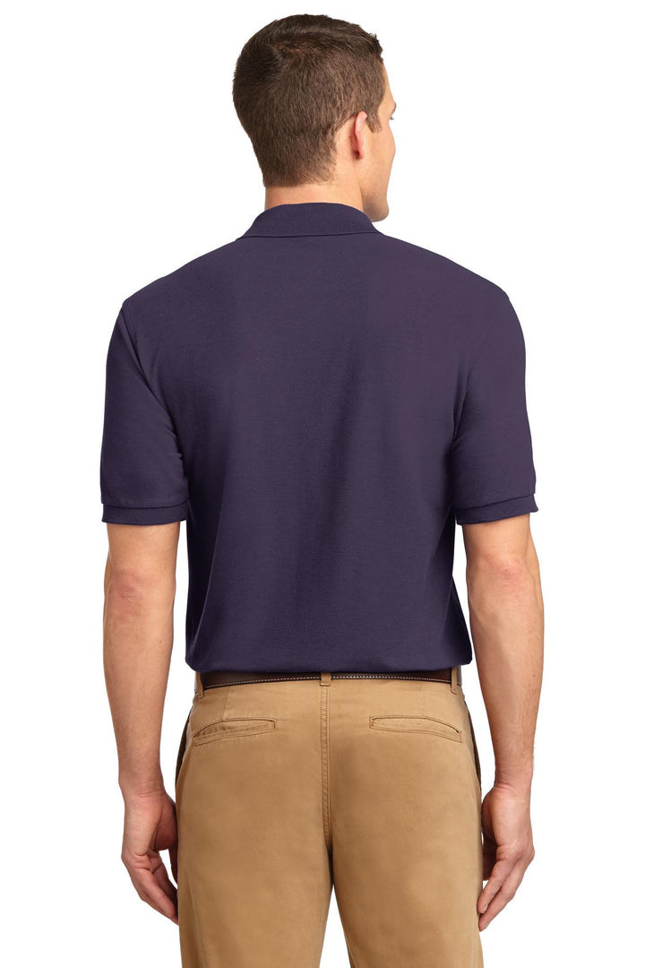 Eggplant Port Authority Silk Touch Polo K500