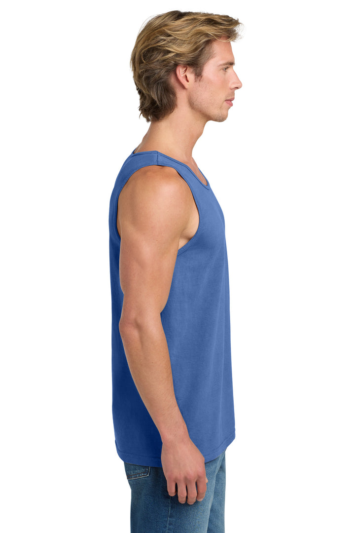 Flo Blue COMFORT COLORS Heavyweight Ring Spun Tank Top. 9360