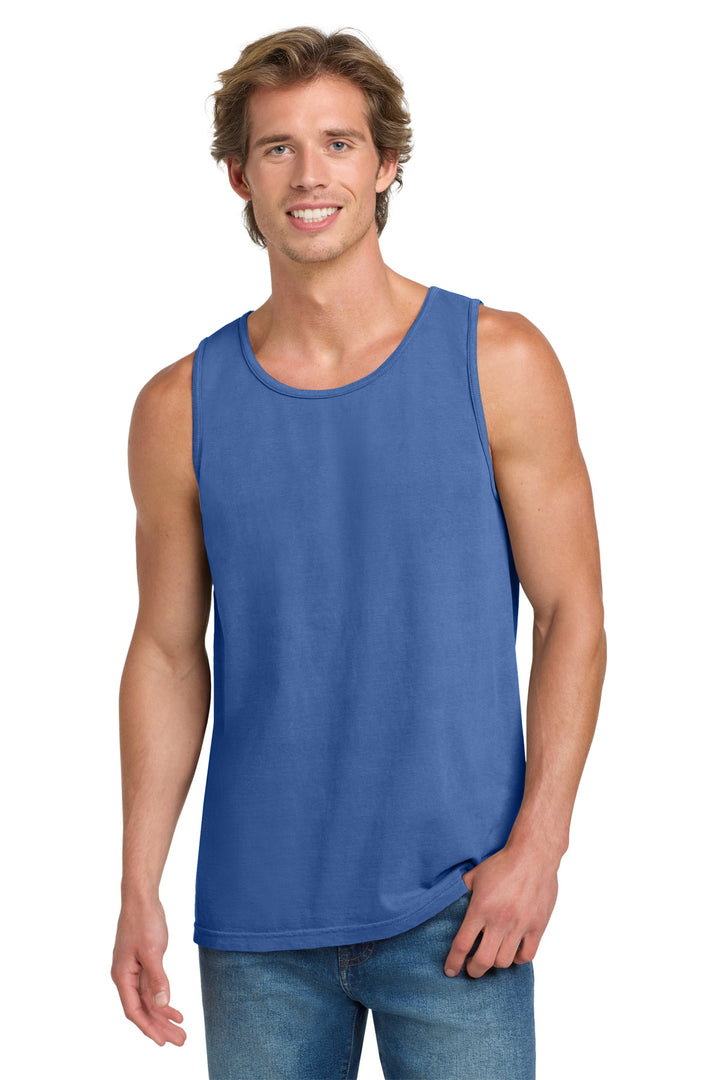 Flo Blue COMFORT COLORS Heavyweight Ring Spun Tank Top. 9360