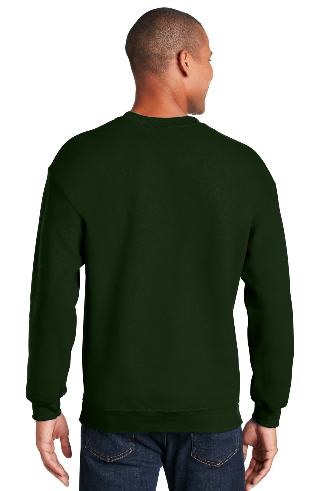 Forest Gildan Heavy Blend Crewneck Sweatshirt. 18000