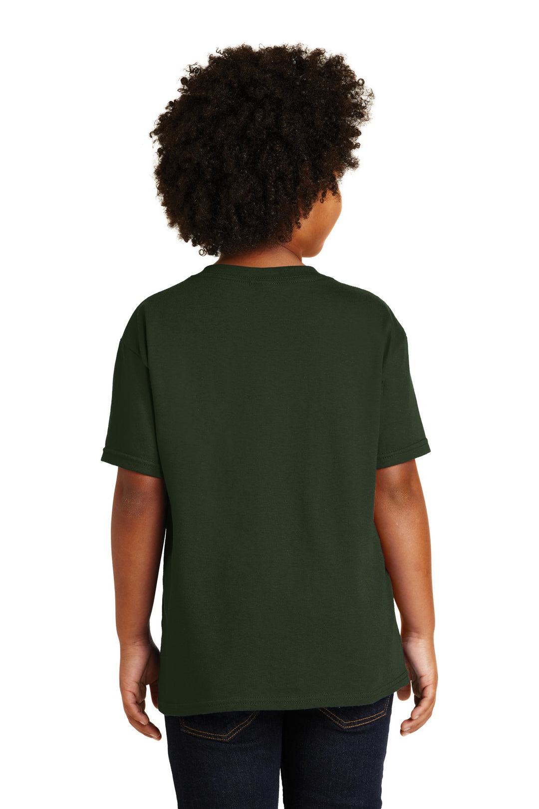 Forest Gildan - Youth Heavy Cotton 100% Cotton T-Shirt. 5000B
