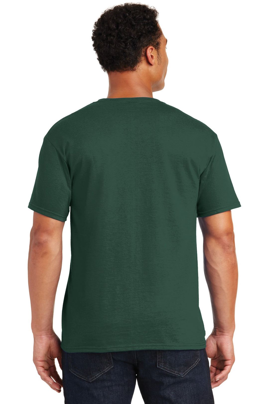 Forest Green Jerzees - Dri-Power 50/50 Cotton/Poly T-Shirt. 29M