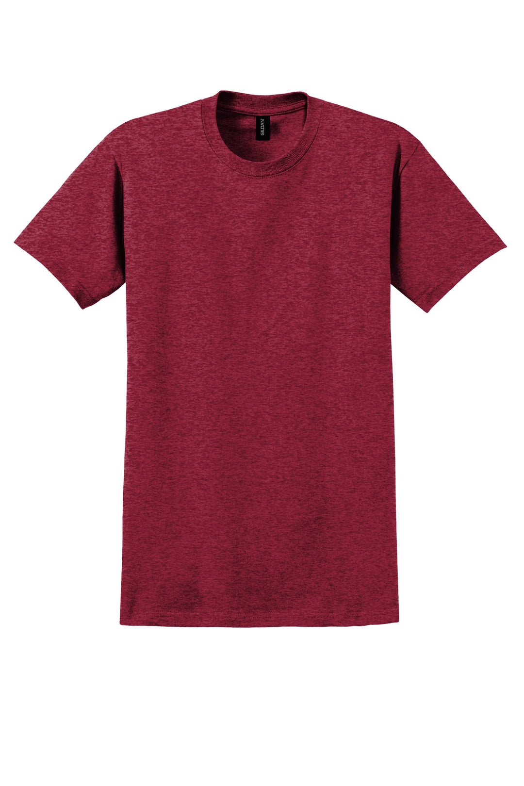 Front View of Antqu Chry Red Gildan - Ultra Cotton 100% US Cotton T-Shirt. 2000