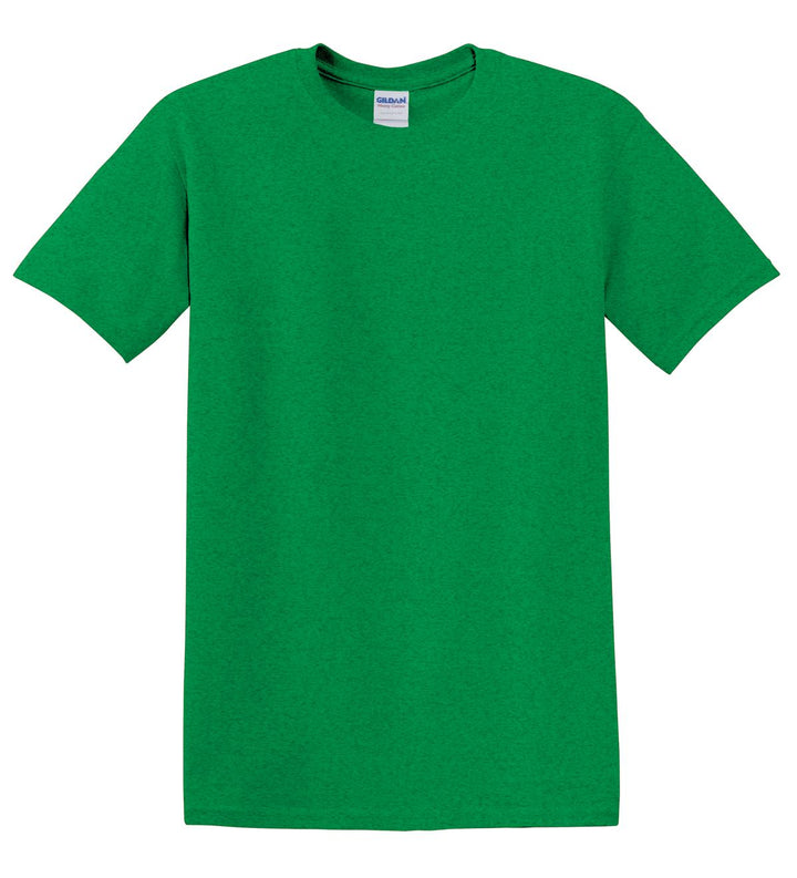 Front View of Antqu Irish Gn Gildan - Heavy Cotton 100% Cotton T-Shirt. 5000
