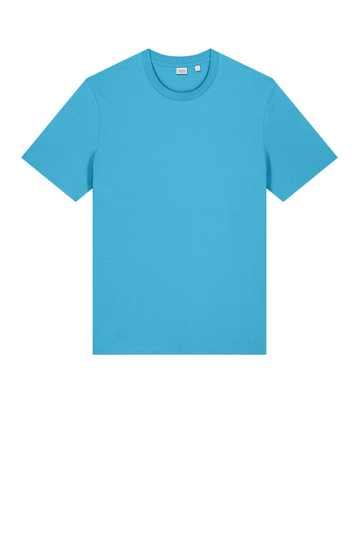 Front View of AquaBlue Stanley/Stella Unisex Creator 2.0 Tee SXU001
