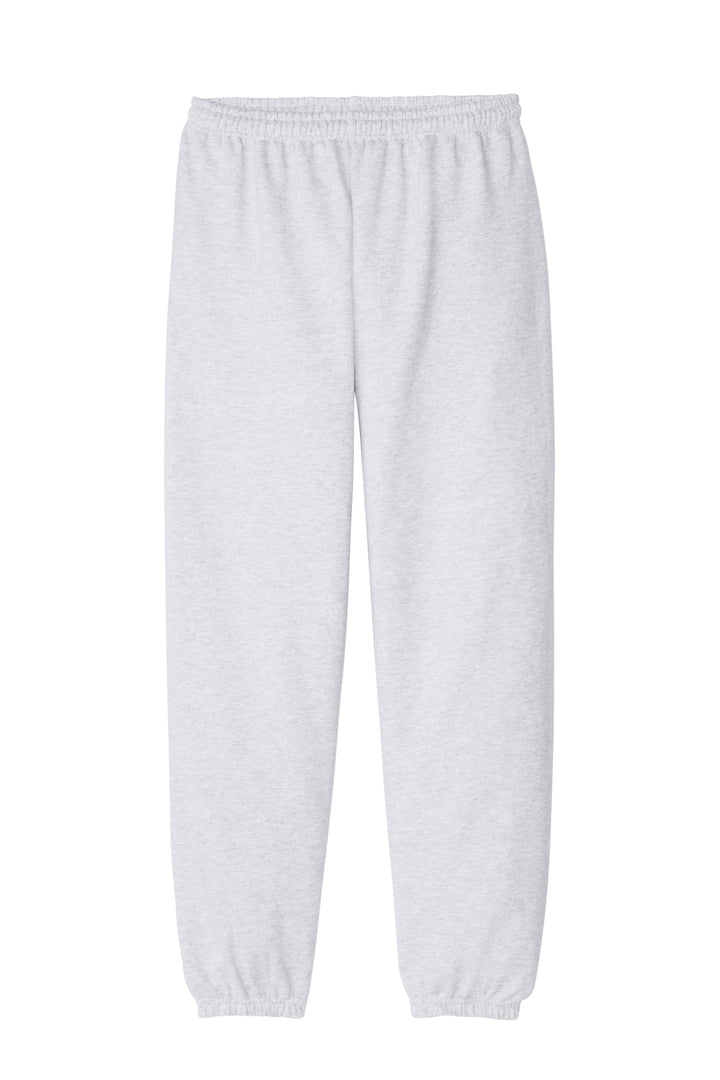 Front View of Ash Gildan Heavy Blend Sweatpant. 18200