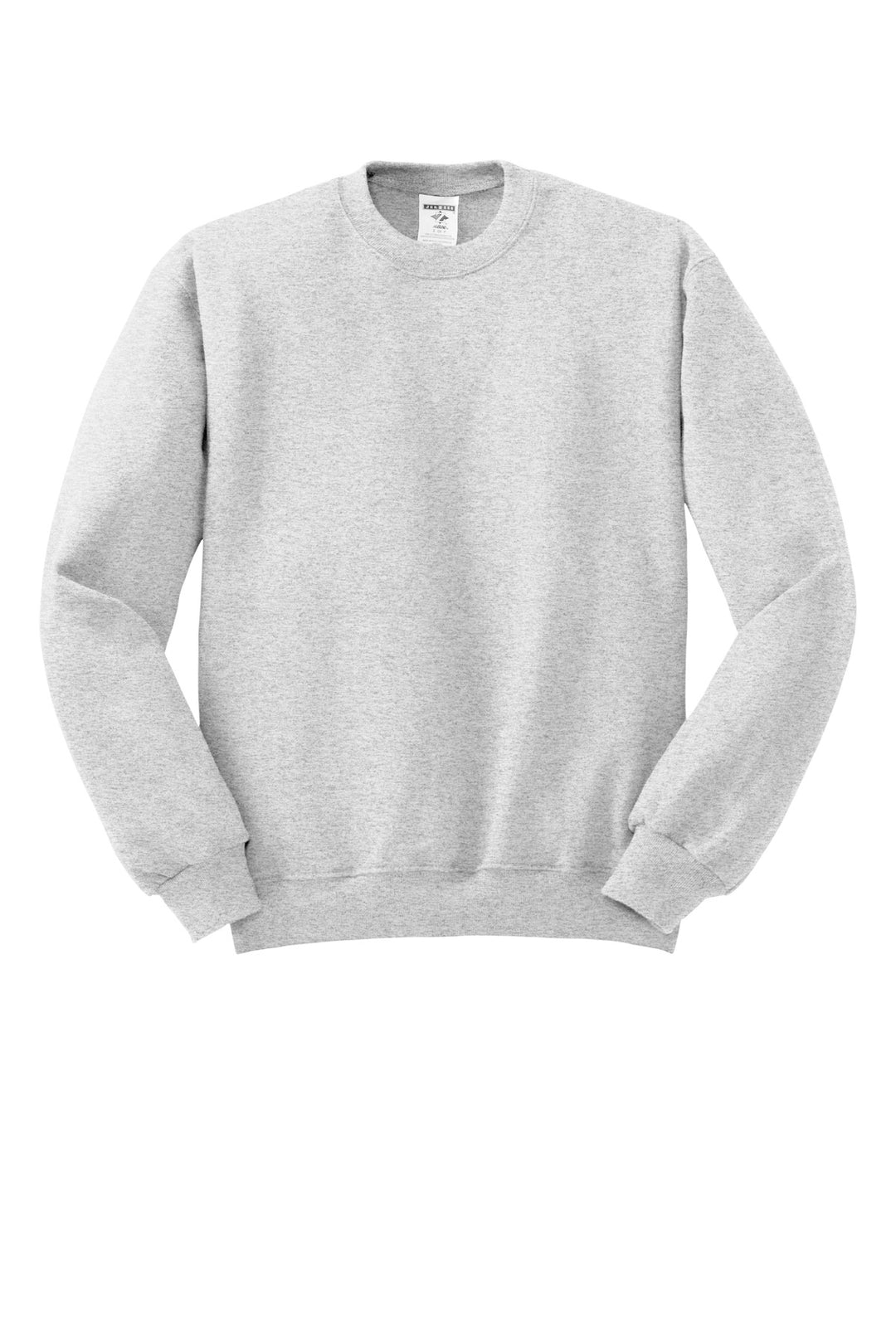 Front View of Ash Jerzees - NuBlend Crewneck Sweatshirt. 562M