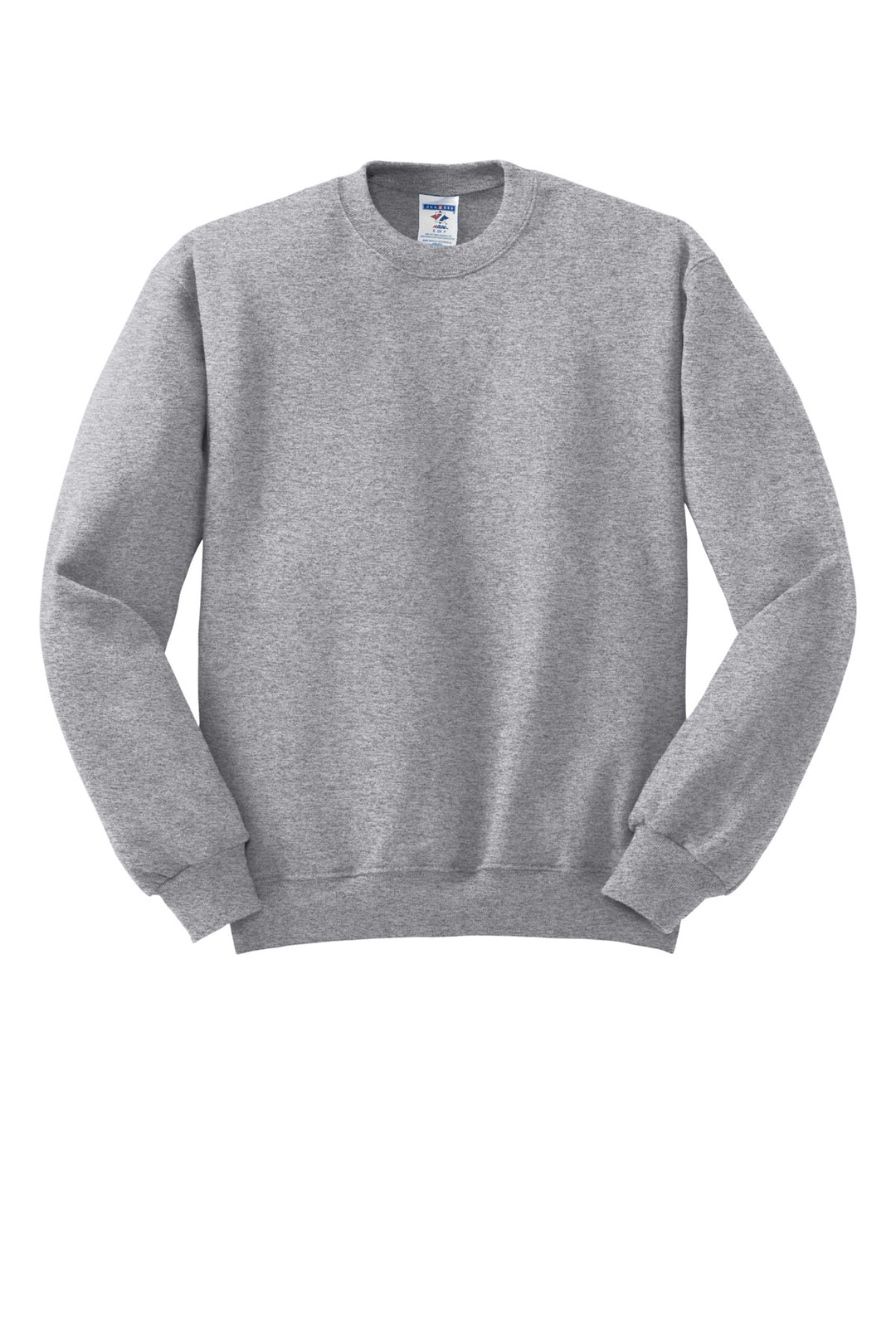 Front View of AthlHthr Jerzees - NuBlend Crewneck Sweatshirt. 562M