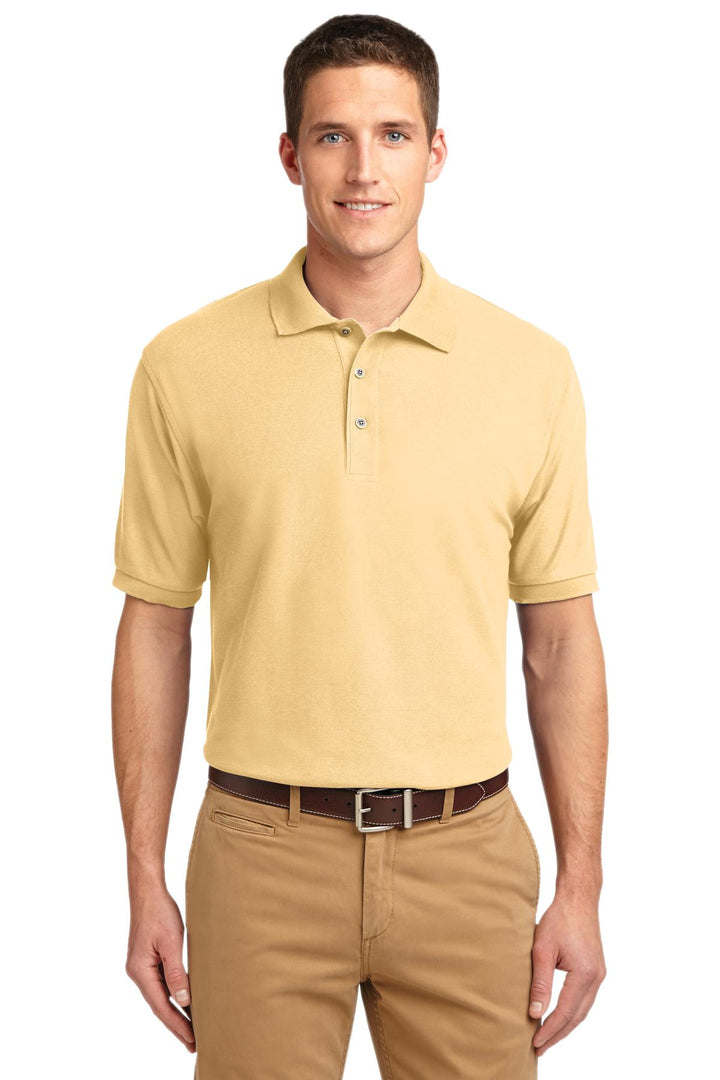 Front View of Banana Port Authority Silk Touch Polo K500