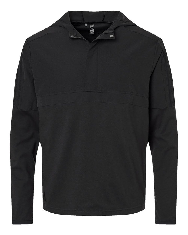 Front View of Black Anorak - A607