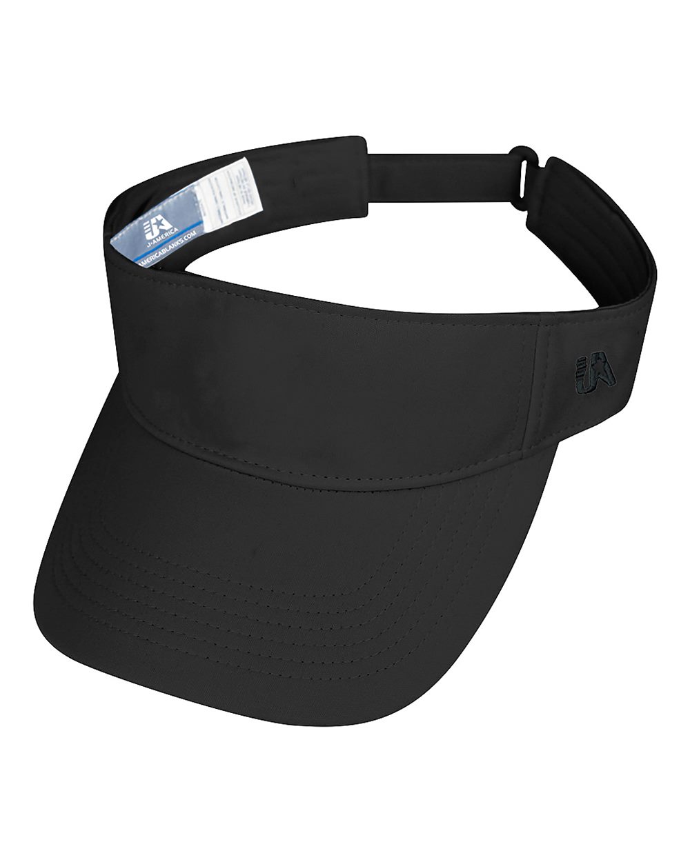 Front View of Black Hawkeye Visor - 5514