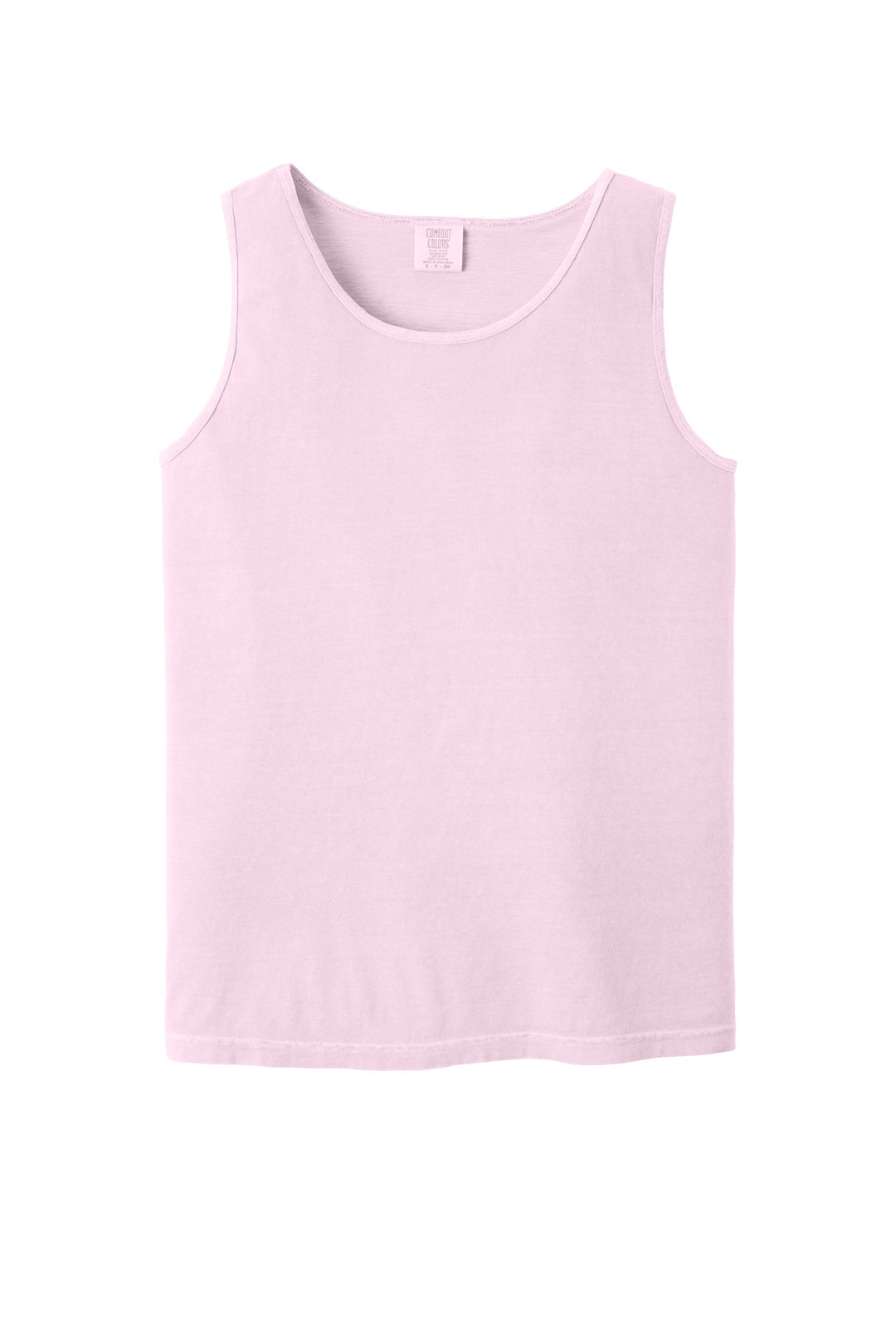 Front View of Blossom COMFORT COLORS Heavyweight Ring Spun Tank Top. 9360