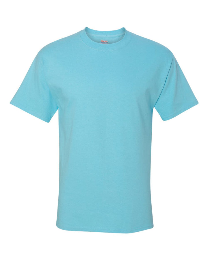 Front View of Blue Horizon Beefy-T® T-Shirt - 5180