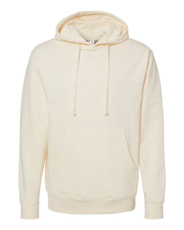 Front View of Bone Midweight Hooded Sweatshirt - SS4500
