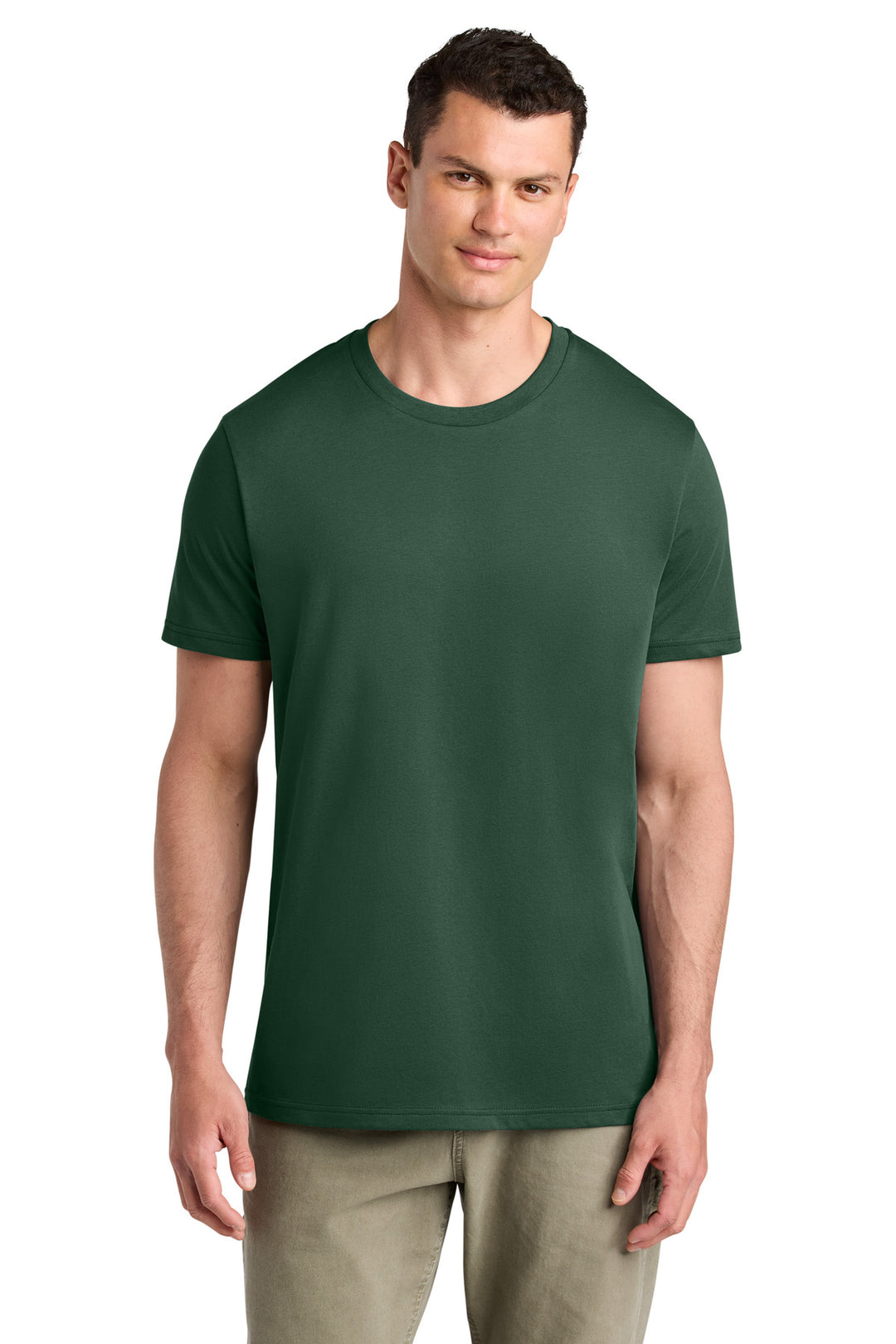 Front View of BottleGrn Stanley/Stella Unisex Crafter Tee SXU007