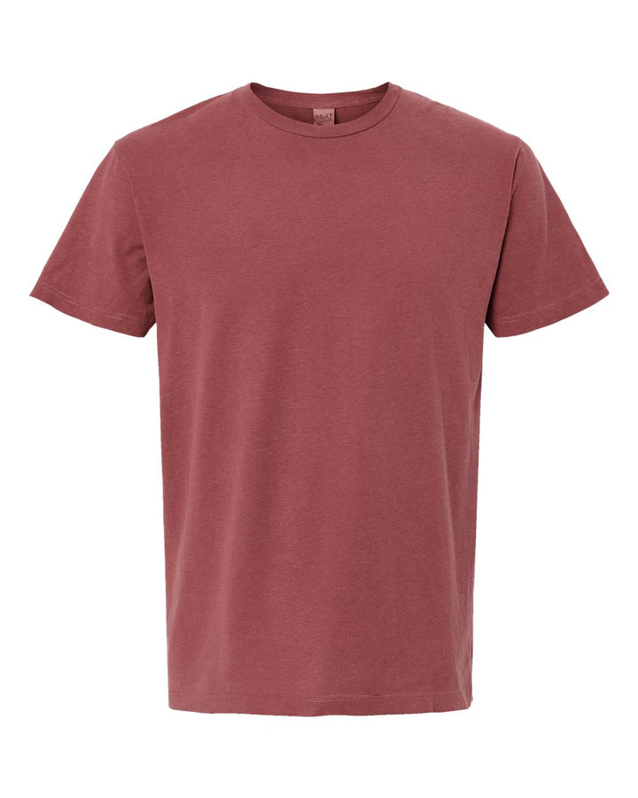 Front View of Brick Vintage Garment-Dyed T-Shirt - 6500M