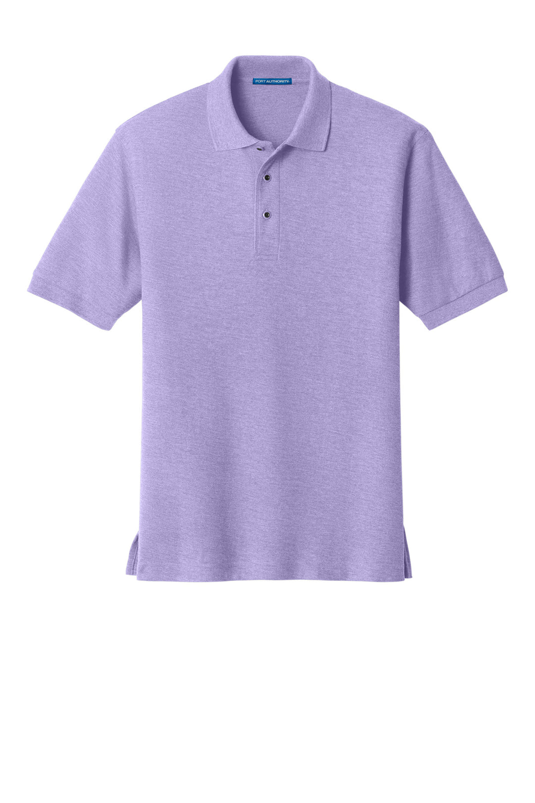 Front View of Brt Lavender Port Authority Silk Touch Polo K500