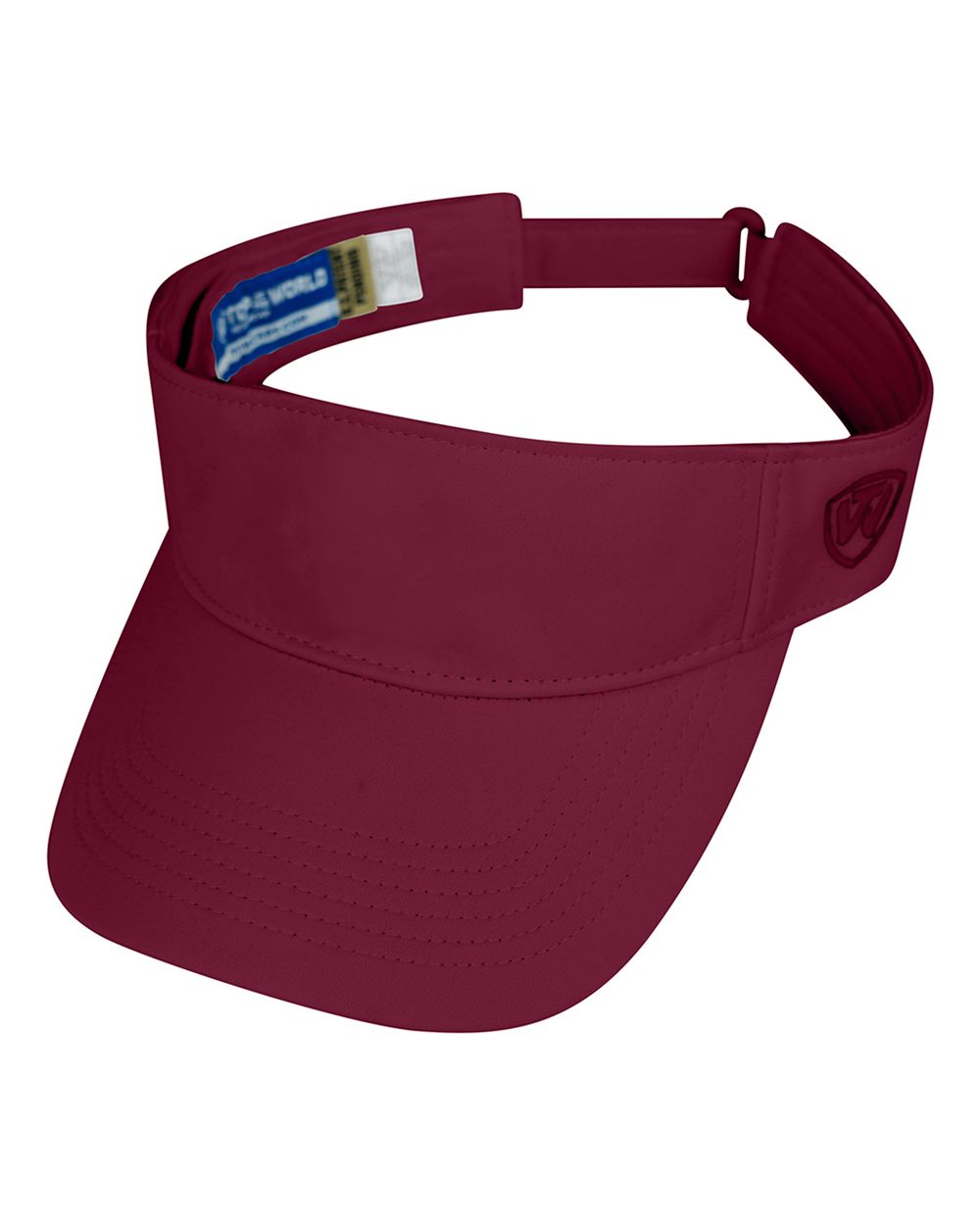 Front View of Burgundy Hawkeye Visor - 5514