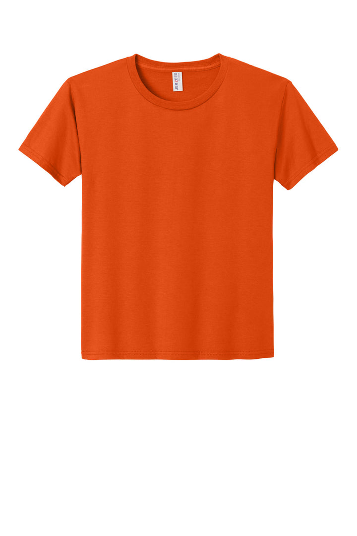 Front View of BurntOrng Jerzees Classics Youth Cotton T-Shirt 363Y