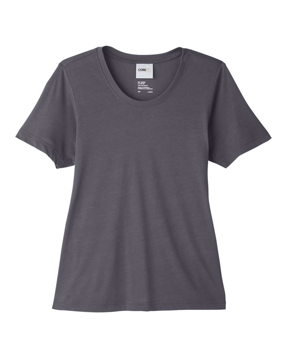 Front View of Carbon Women's Fusion ChromaSoft™ Performance T-Shirt - CE111W