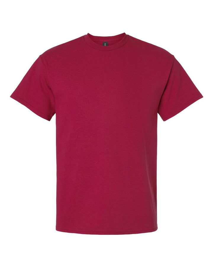 Front View of Cardinal Red Ultra Cotton® T-Shirt - 2000