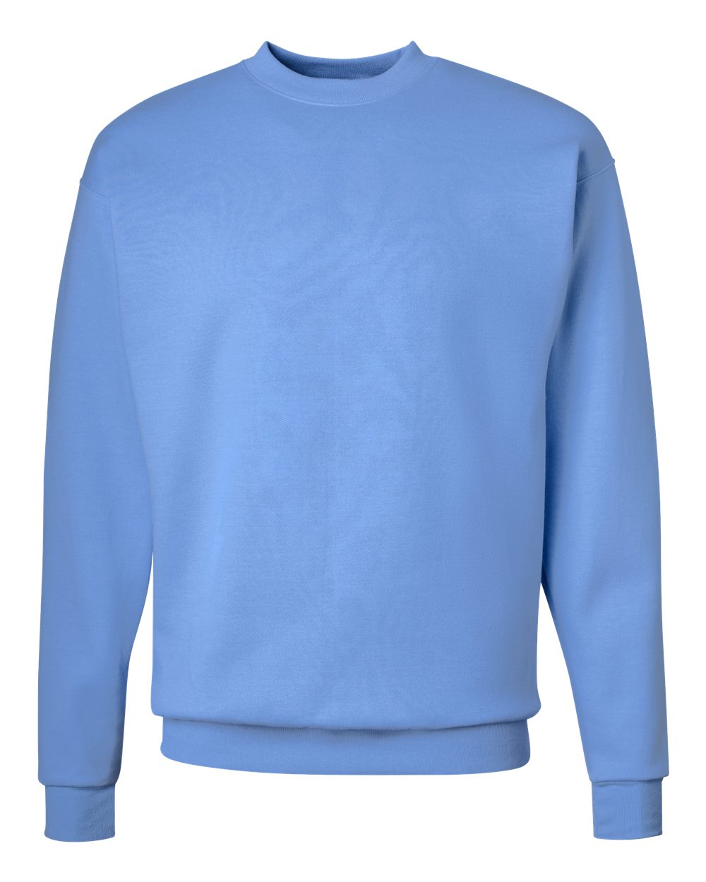 Front View of Carolina Blue Ecosmart® Crewneck Sweatshirt - P160