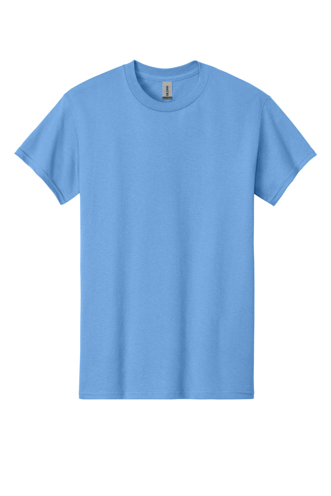 Front View of CAROLINA BLUE Gildan - Heavy Cotton 100% Cotton T-Shirt. 5000