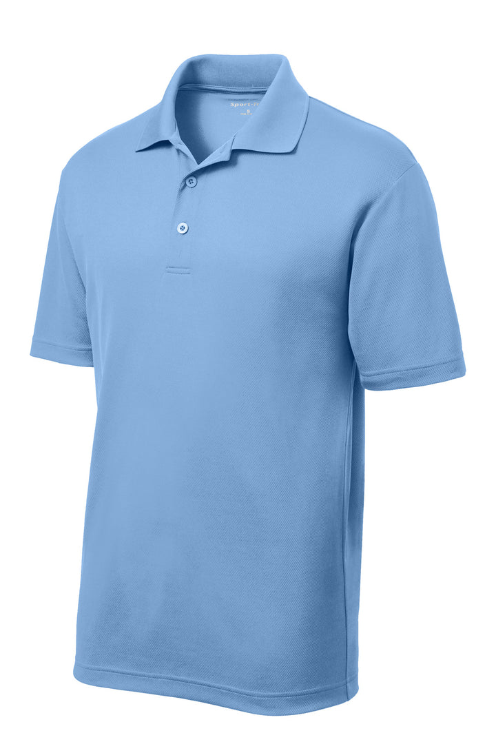 Front View of CarolinaBl Sport-Tek PosiCharge RacerMesh Polo. ST640
