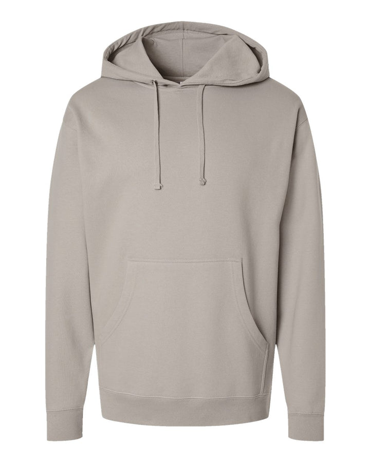 Front View of Cement Midweight Hooded Sweatshirt - SS4500