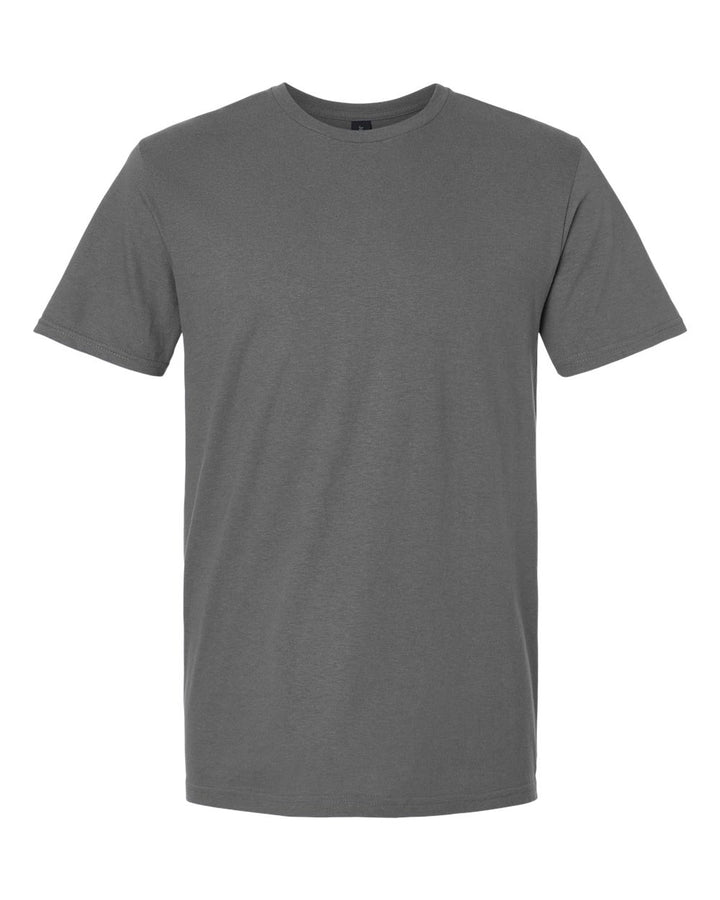 Front View of Charcoal Softstyle® T-Shirt - 64000