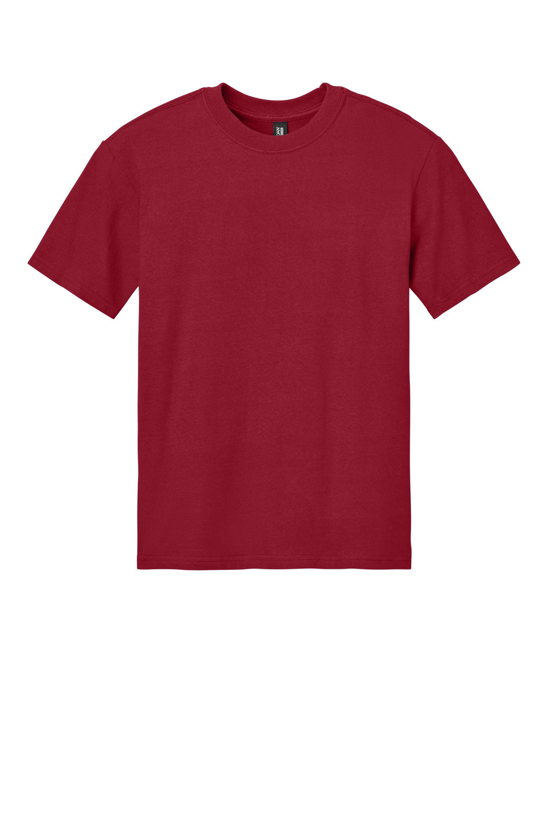 Front View of CherryRed Gildan Hammer Maxweight Tee 75000
