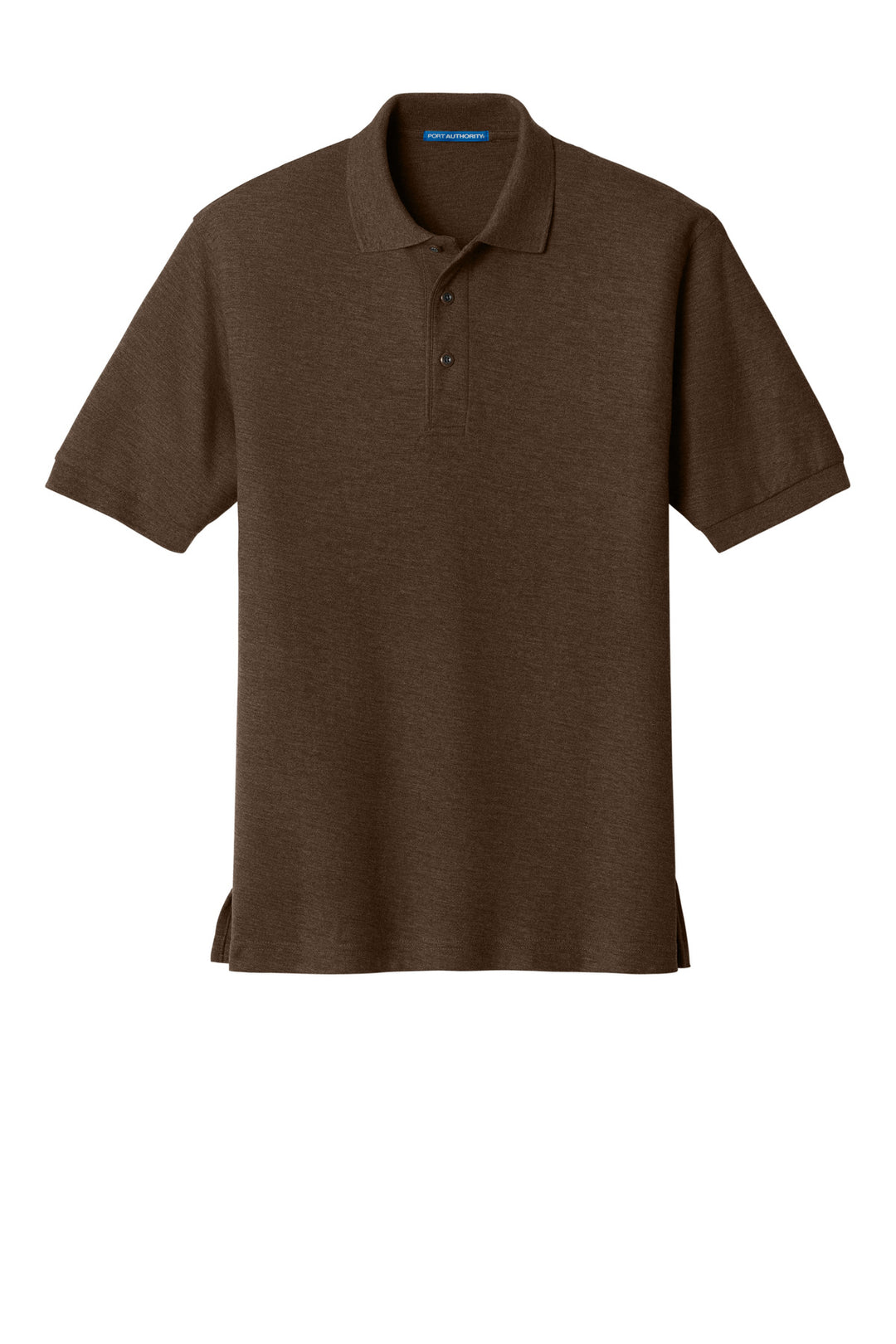 Front View of Coffee Bean Port Authority Silk Touch Polo K500
