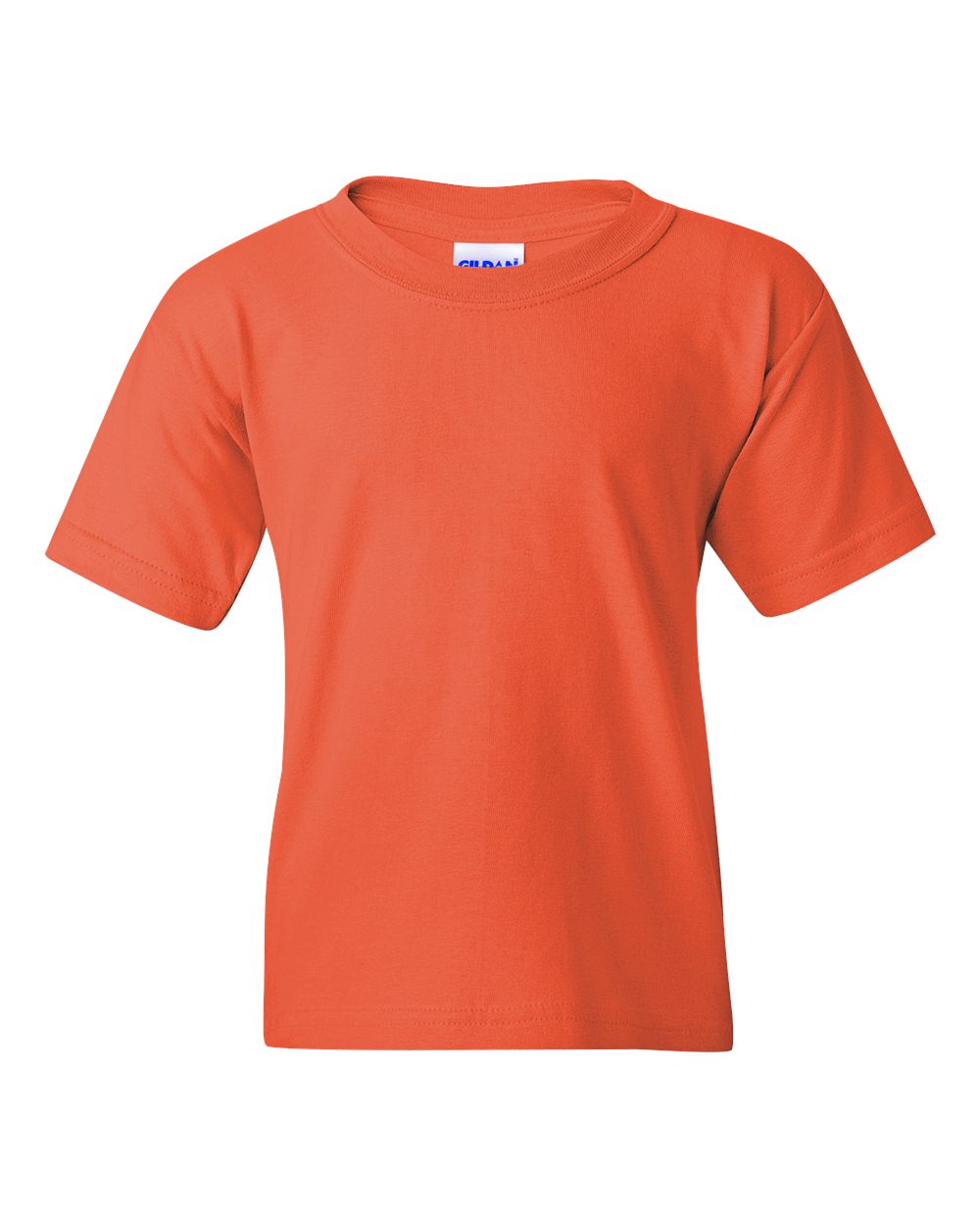 Front View of Coral Silk Heavy Cotton™ Youth T-Shirt - 5000B