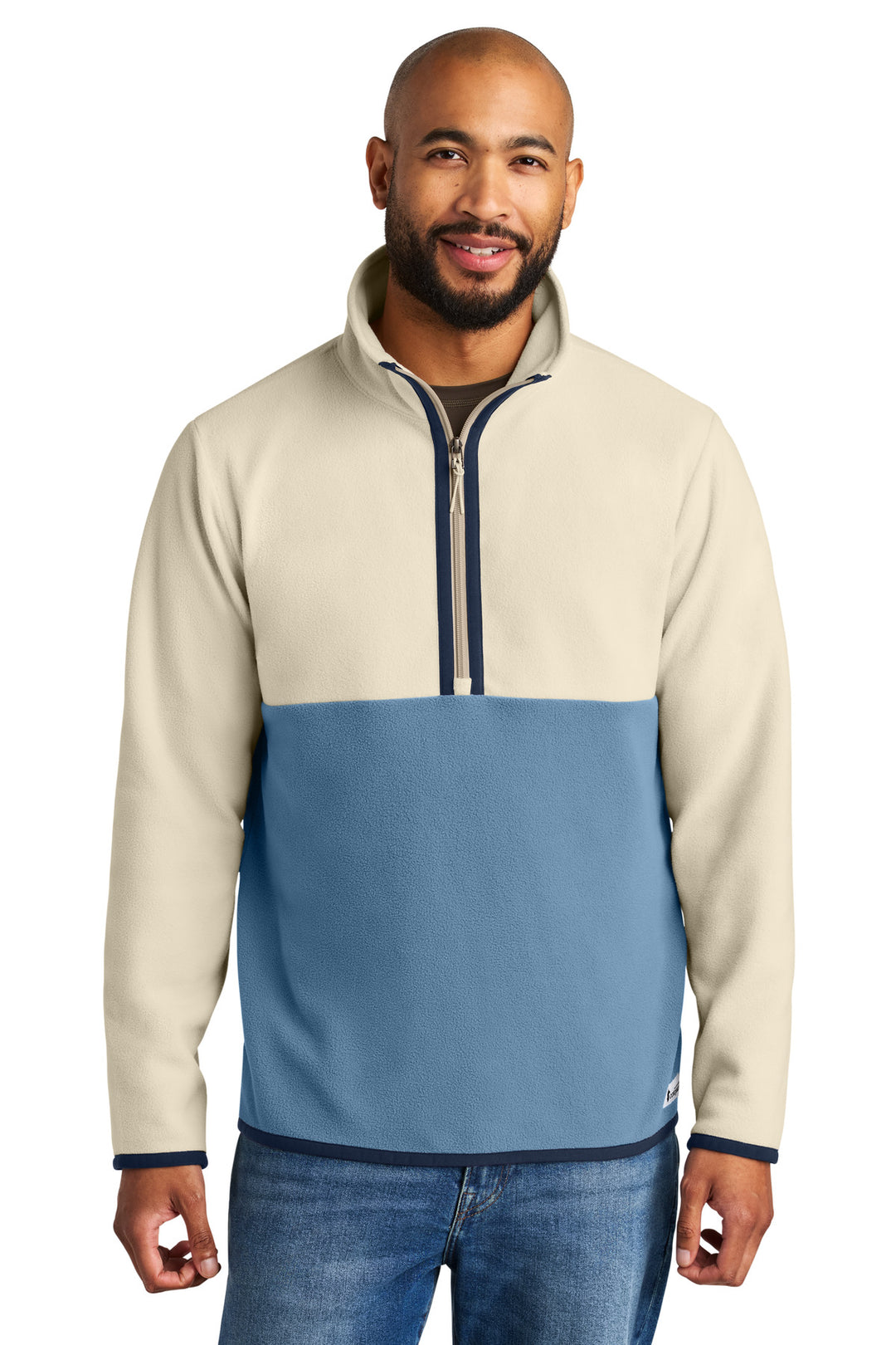 Front View of Crm/Fjord Cotopaxi Amado 1/2-Zip Fleece COTOM1691