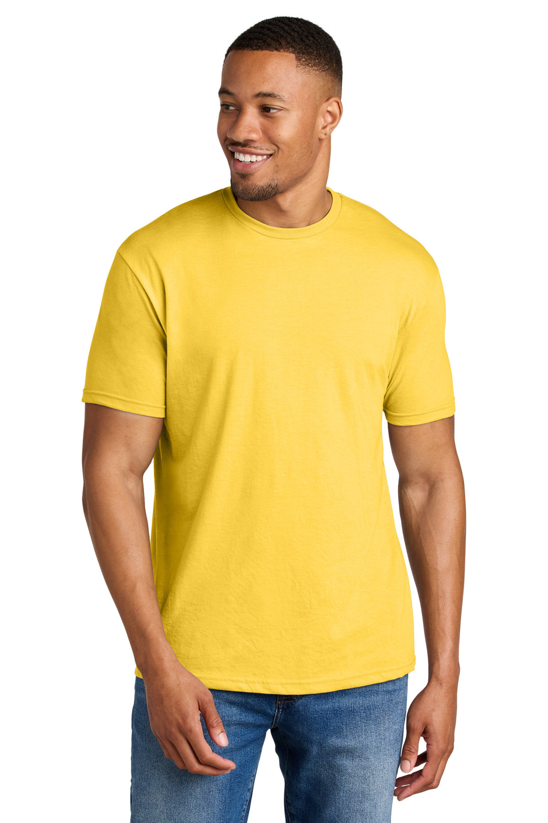 Front View of DaisyMist Gildan Softstyle CVC Tee 64000CVC