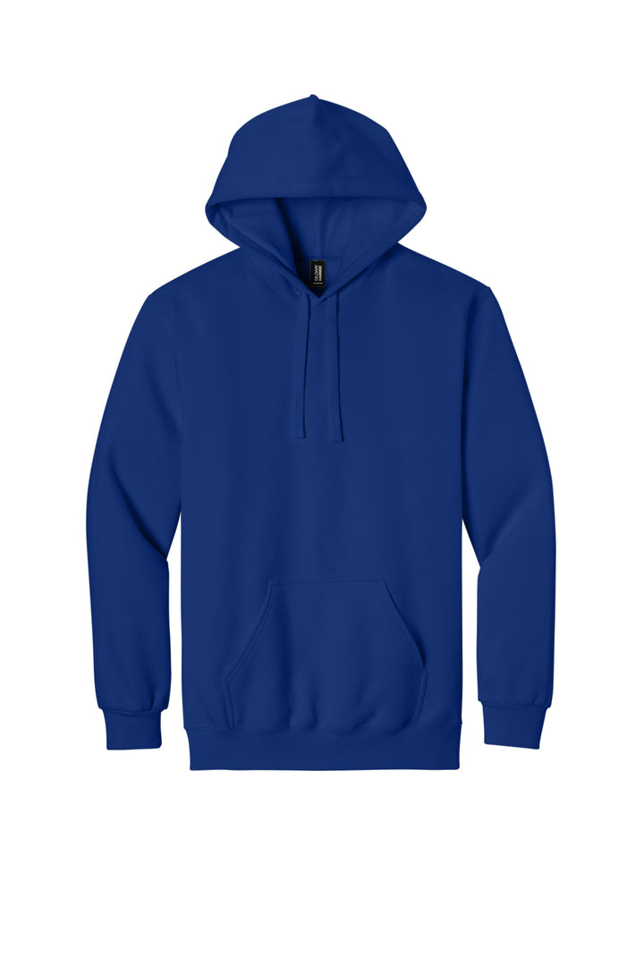 Front View of DeepRoyal Gildan Hammer Maxweight Hooded Sweatshirt 19500