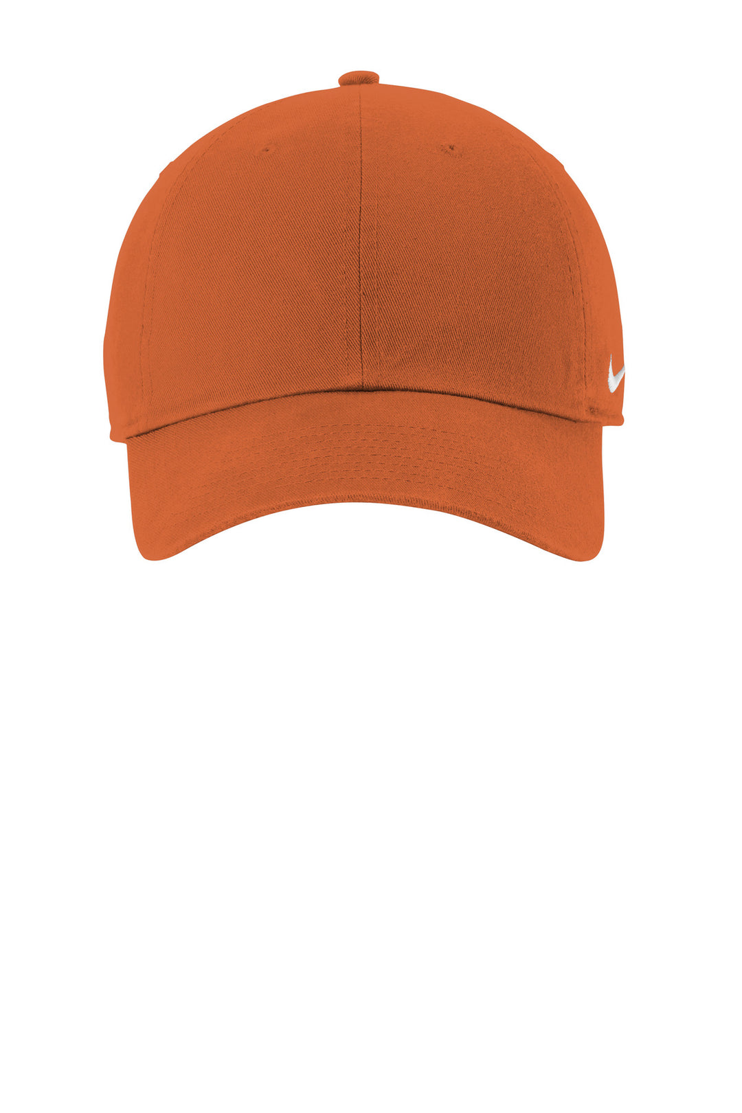 Front View of DesertOrng Nike Heritage Cotton Twill Cap NKFB5677